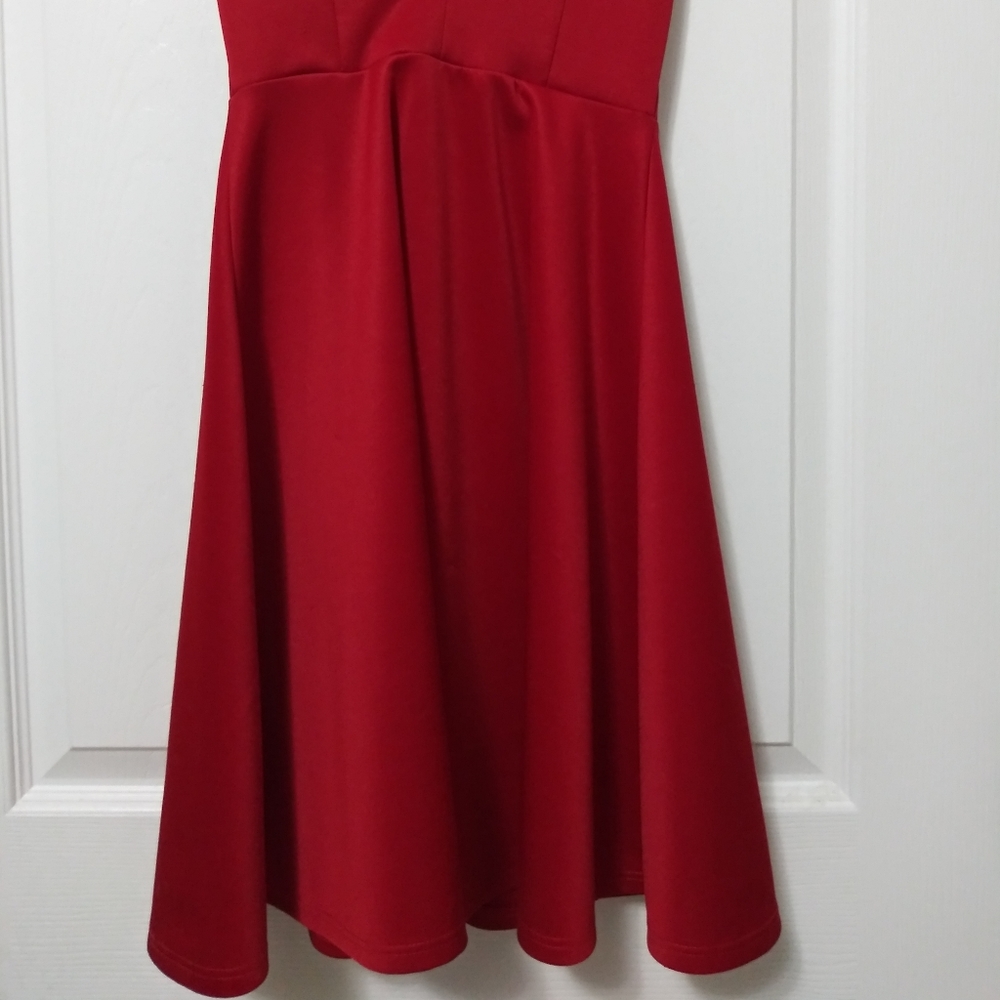 Strapless Red Dress - Picture 3 of 4